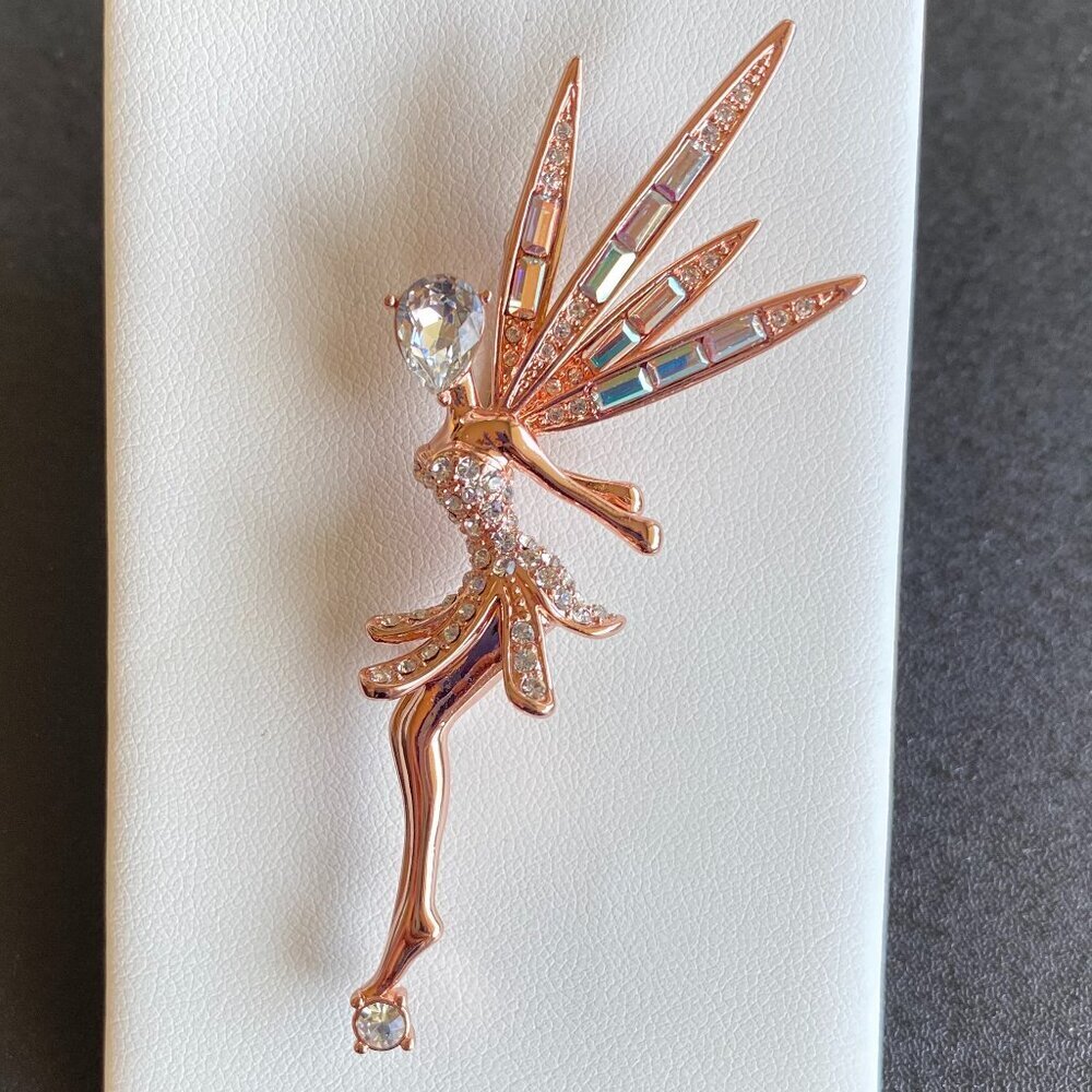 Butler Rose Gold Swarovski Crystal Brooch New In Boxโโ